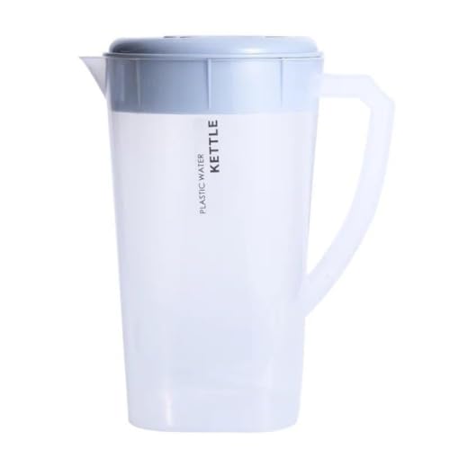 3 Litre/0.79 Gallon Plastic Pitcher with LidBPA-FREE Eco-Friendly juice containers with lids Water Jug for Hot/Cold Juice Beverage Ice Tea Kettle 102 oz Transparent