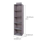 Wardrobe Hanging Storage Bag Interlayer Drawer Design, Clothes Hangers Holder, Portable Organizer, Hanging Closet Organizers & Storage,Closet Shelves