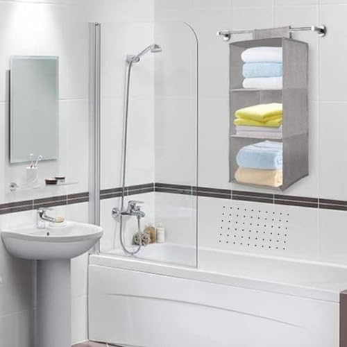 Wardrobe Hanging Storage Bag Interlayer Drawer Design, Clothes Hangers Holder, Portable Organizer, Hanging Closet Organizers & Storage,Closet Shelves