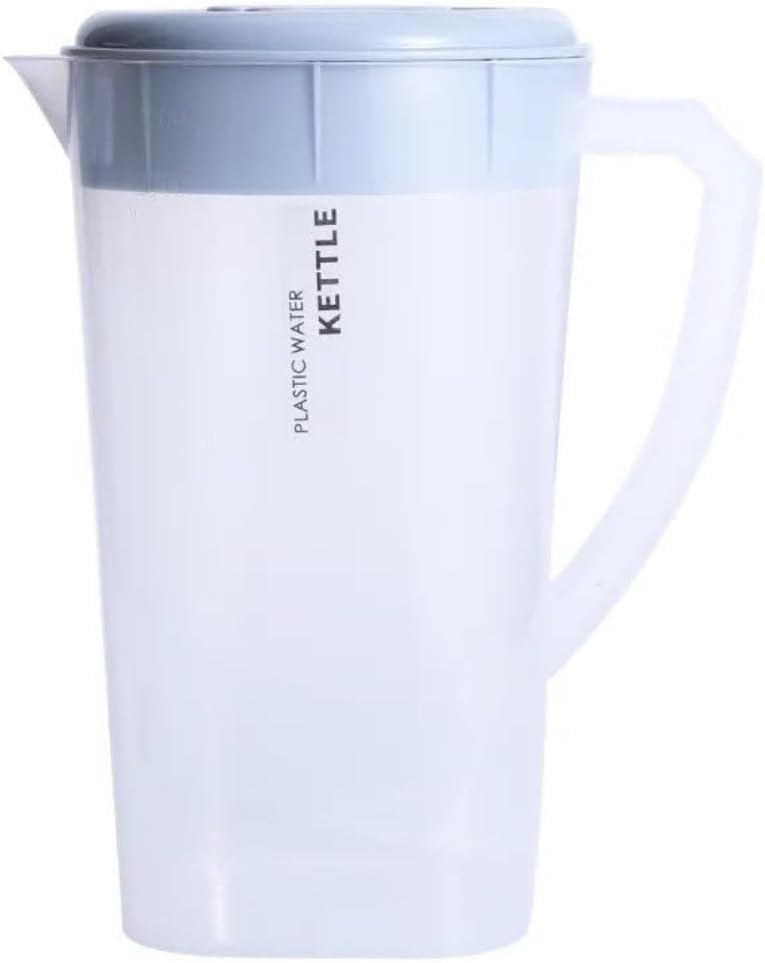BEZAZZLED 3 Litre/0.79 Gallon Plastic Pitcher with LidBPA-FREE Eco-Friendly juice containers with lids Water Jug for Hot/Cold Juice Beverage Ice Tea Kettle 102 oz Transparent