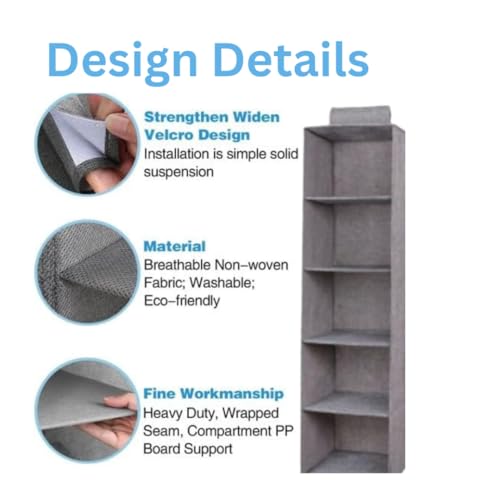 Wardrobe Hanging Storage Bag Interlayer Drawer Design, Clothes Hangers Holder, Portable Organizer, Hanging Closet Organizers & Storage,Closet Shelves