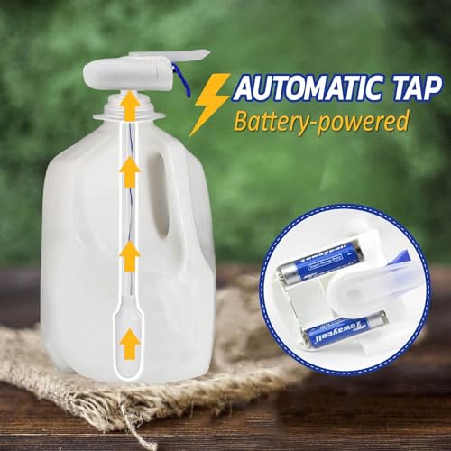 BEZAZZLED Beverage Dispenser for Fridge Plastic Hands-Free Beverage Dispenser Juice Dispenser for fridge Lemonade Container With Bonus Tap Automatic Drink Dispenser - 0.92 Gallon