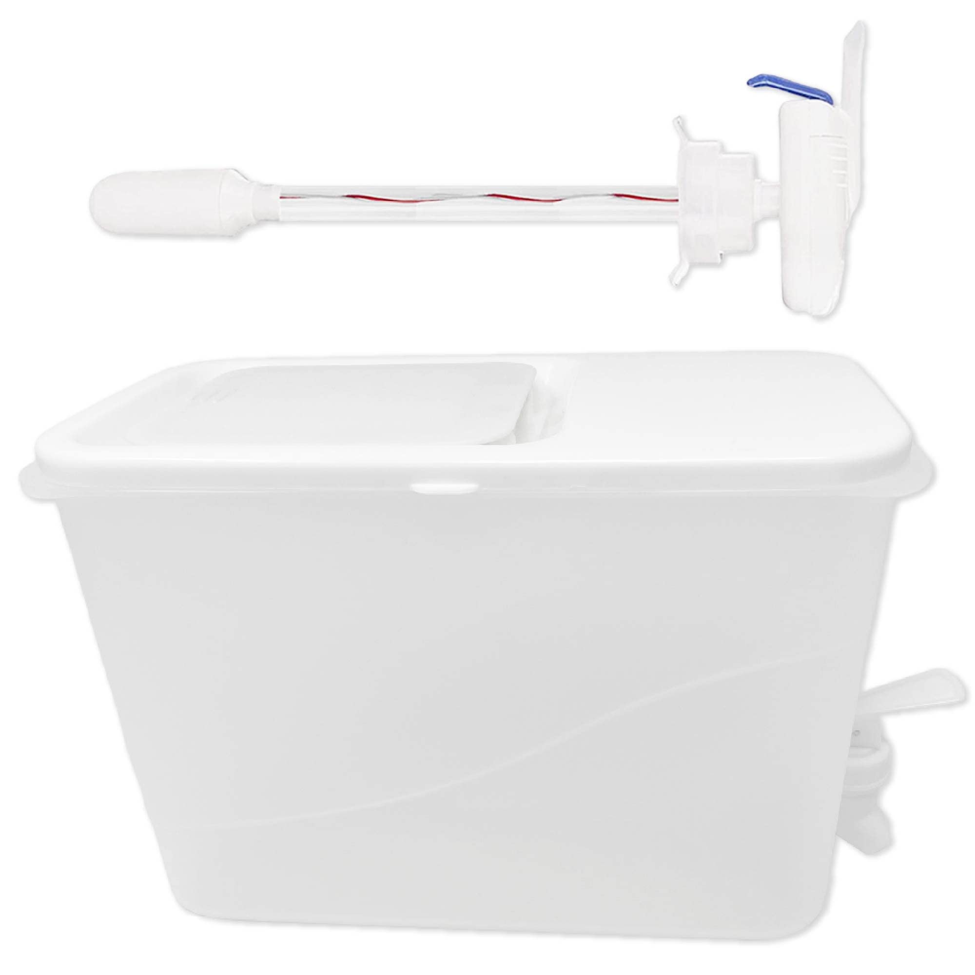 Beverage Dispenser for Fridge Juice Jug for Refrigerator Plastic Hands-Free Beverage Dispensers Juice Dispenser for fridge Lemonade Container With Bonus Tap Automatic Drink Dispenser - 1 Gallon