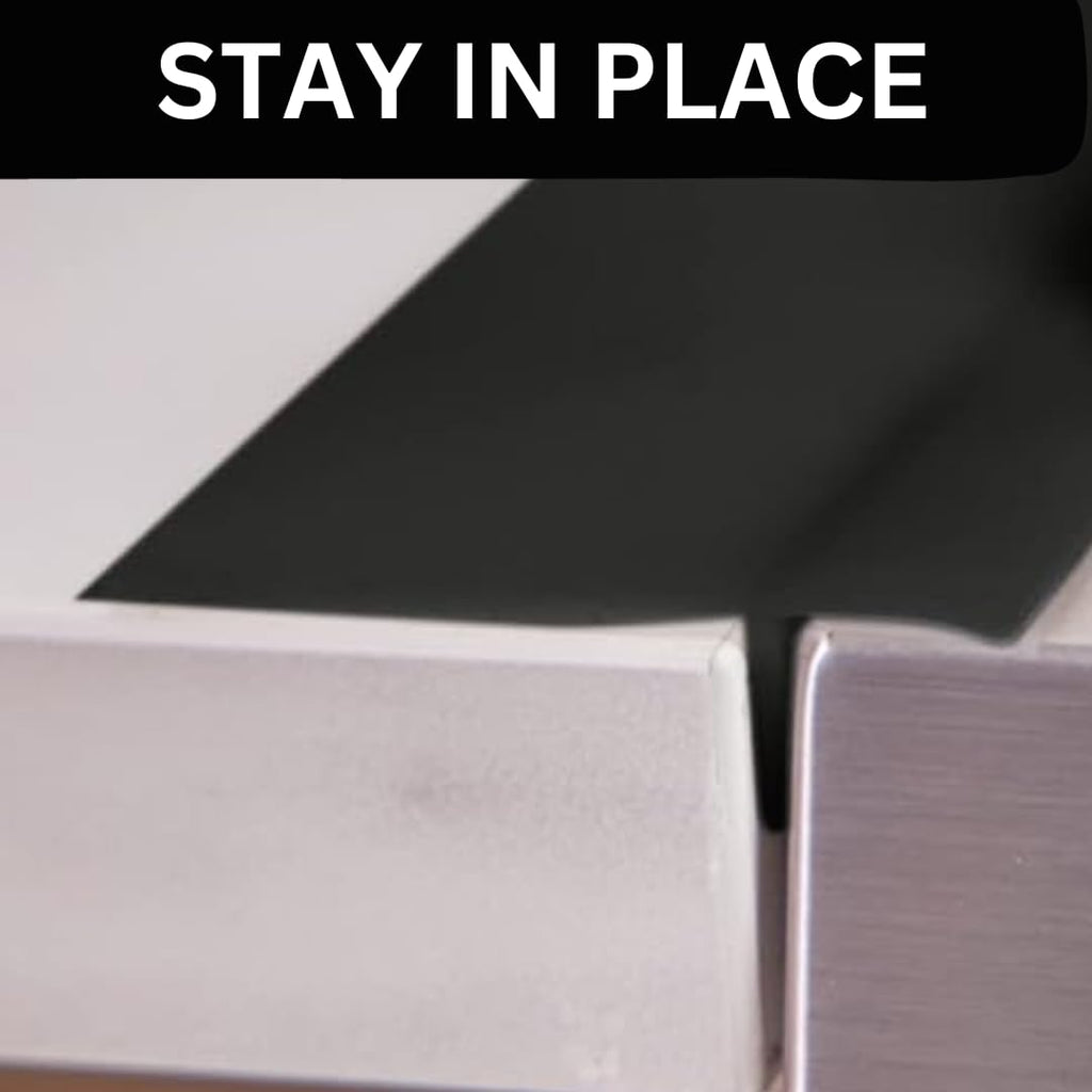 Silicone Stove Gap Covers, Stove Top Covers for Electric Stove,Stove Guard Stove top Covers Gas Stove Burner Covers 21 inches,Kitchen Counter Gap Covers- Set of 2