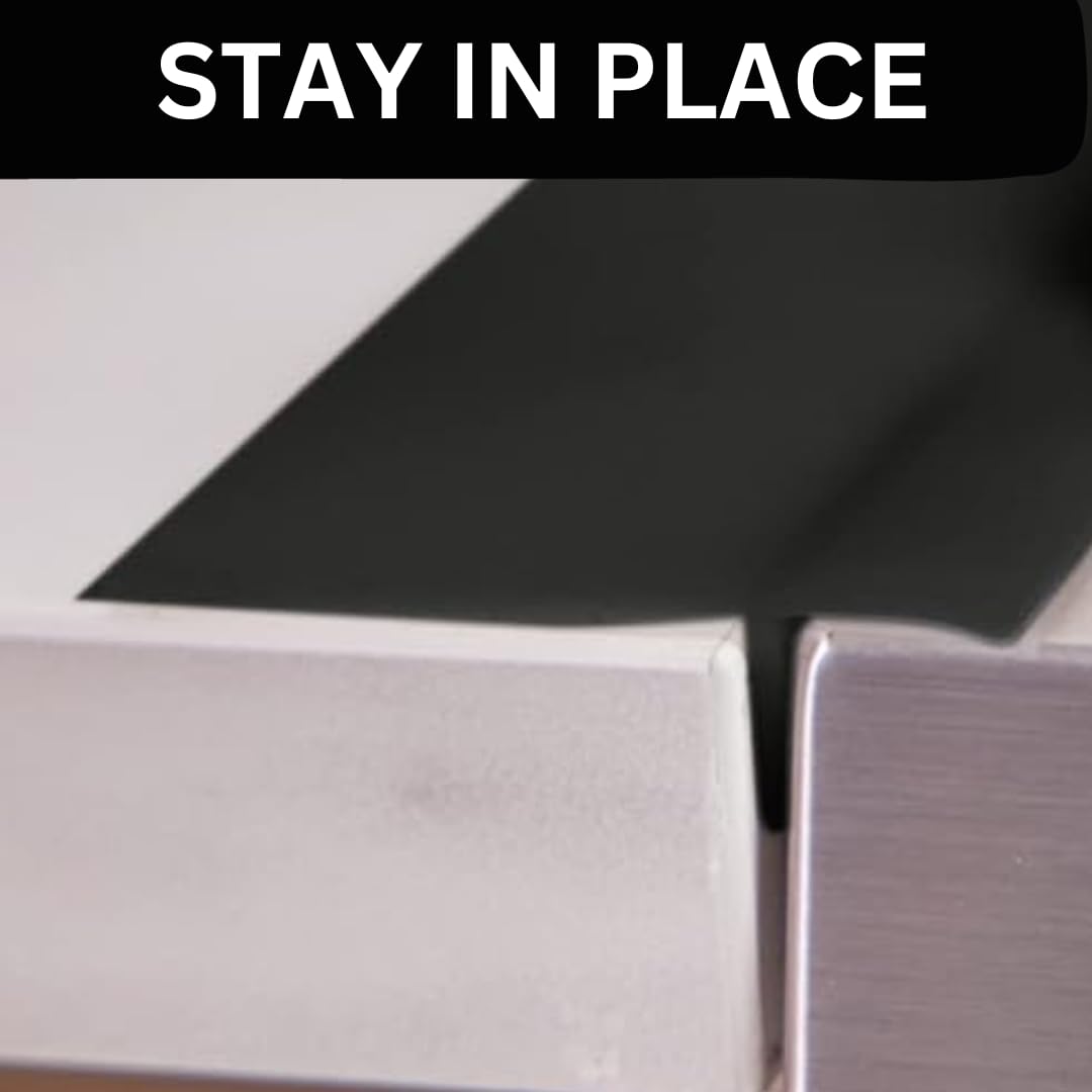 Silicone Stove Gap Covers, Stove Top Covers for Electric Stove,Stove Guard Stove top Covers Gas Stove Burner Covers 21 inches,Kitchen Counter Gap Covers- Set of 2