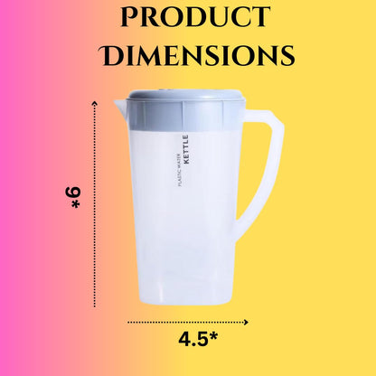 BEZAZZLED BPA-FREE 3 Litre/0.79 Gallon Plastic Pitcher with Lid