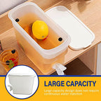 Drink Dispenser for Fridge, Plastic Hands-Free Beverage Dispensers Juice Dispenser for fridge Lemonade Container Countertop Drink Dispenser with Spigot- 3.5L (0.92 Gallons)