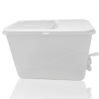 Beverage Dispenser for Fridge Juice Jug for Refrigerator Plastic Hands-Free Beverage Dispensers Juice Dispenser for fridge Lemonade Container Countertop Drink Dispenser with Spigot- 1 Gallon