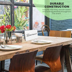 25 Pack Black Reserved Table Cards for Wedding - Seating Signs Tent,Church Pews Reservation Double Sided Cards Celebration Accessories"5.5 * 3