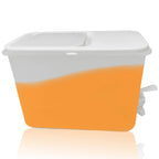 Beverage Dispenser for Fridge Juice Jug for Refrigerator Plastic Hands-Free Beverage Dispensers Juice Dispenser for fridge Lemonade Container Countertop Drink Dispenser with Spigot- 1 Gallon