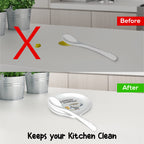 Four Inch- Coffee Spoon Rest , Coffee Spoon Holder , Kitchen Spoon Rest, Spoon Rest Ceramic , Cute Spoon Rest , Gift for Coffee Lovers, Coffee Spoon Rest for Coffee Bar, White Spoon Rest with Spoon