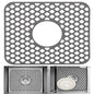 Non-slip Grey Silicone Heat Resistant Sink Protector Silicone Sink Mat