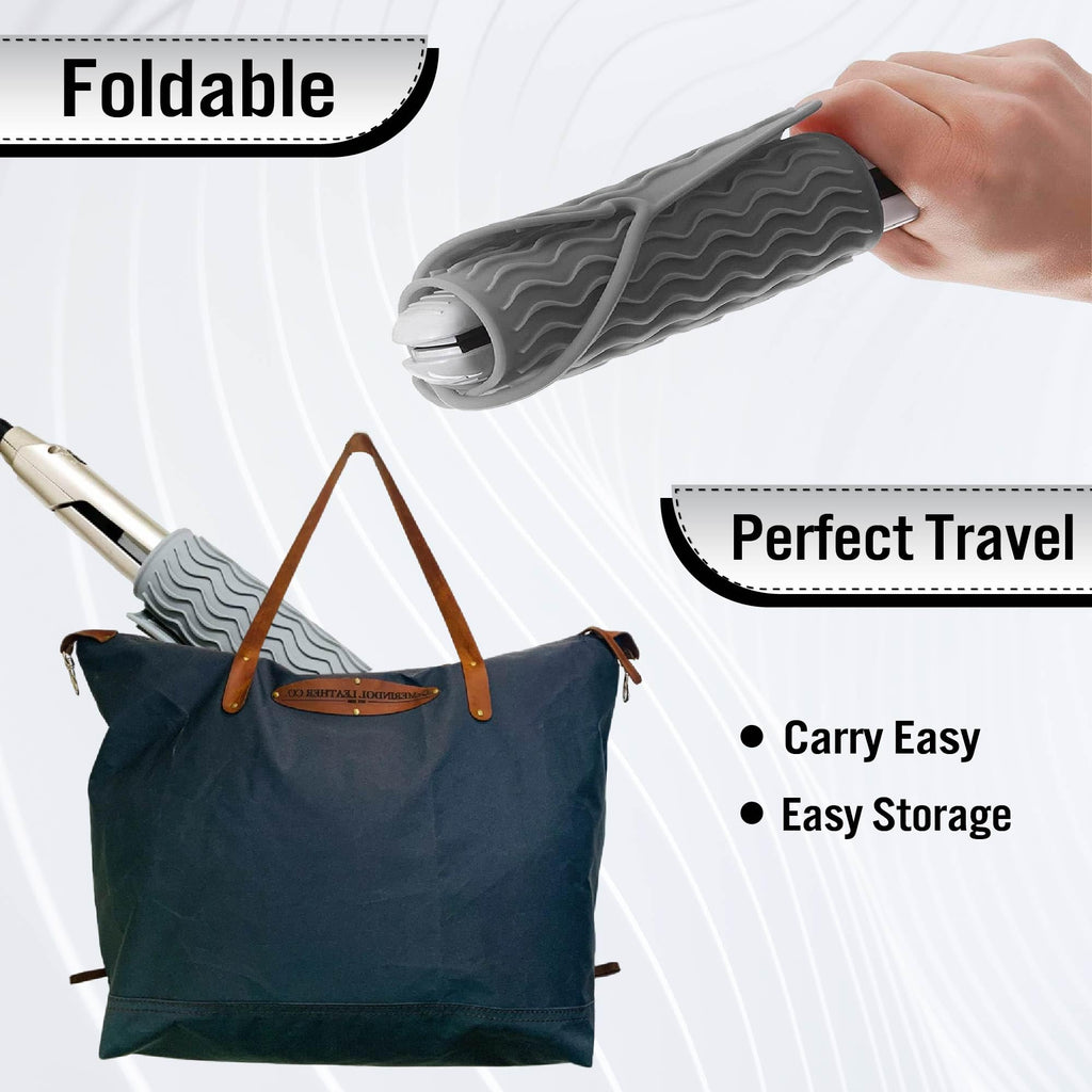 Silicone Hair Tool Holder & Heat Mat - Heat Resistant Mat for Hair Tools, Flat Iron, Curling Iron, Anti Heat Pad for Hair Straighteners - Professional Soft Rubber Pad & Flat Iron Cover