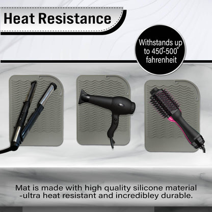 Silicone Hair Tool Holder & Heat Mat