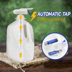 Beverage Dispenser for Fridge Plastic Hands-Free Beverage Dispenser Juice Dispenser for fridge Lemonade Container With Bonus Tap Automatic Drink Dispenser - 0.92 Gallon