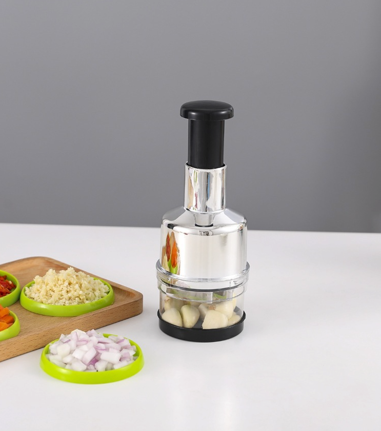 All-In-One Vegetable Hand Chopper Cutter Slicer Peeler Dicer