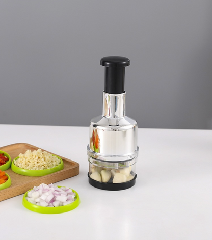 All-In-One Vegetable Hand Chopper Cutter Slicer Peeler Dicer